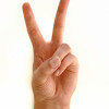 Peace-fingers