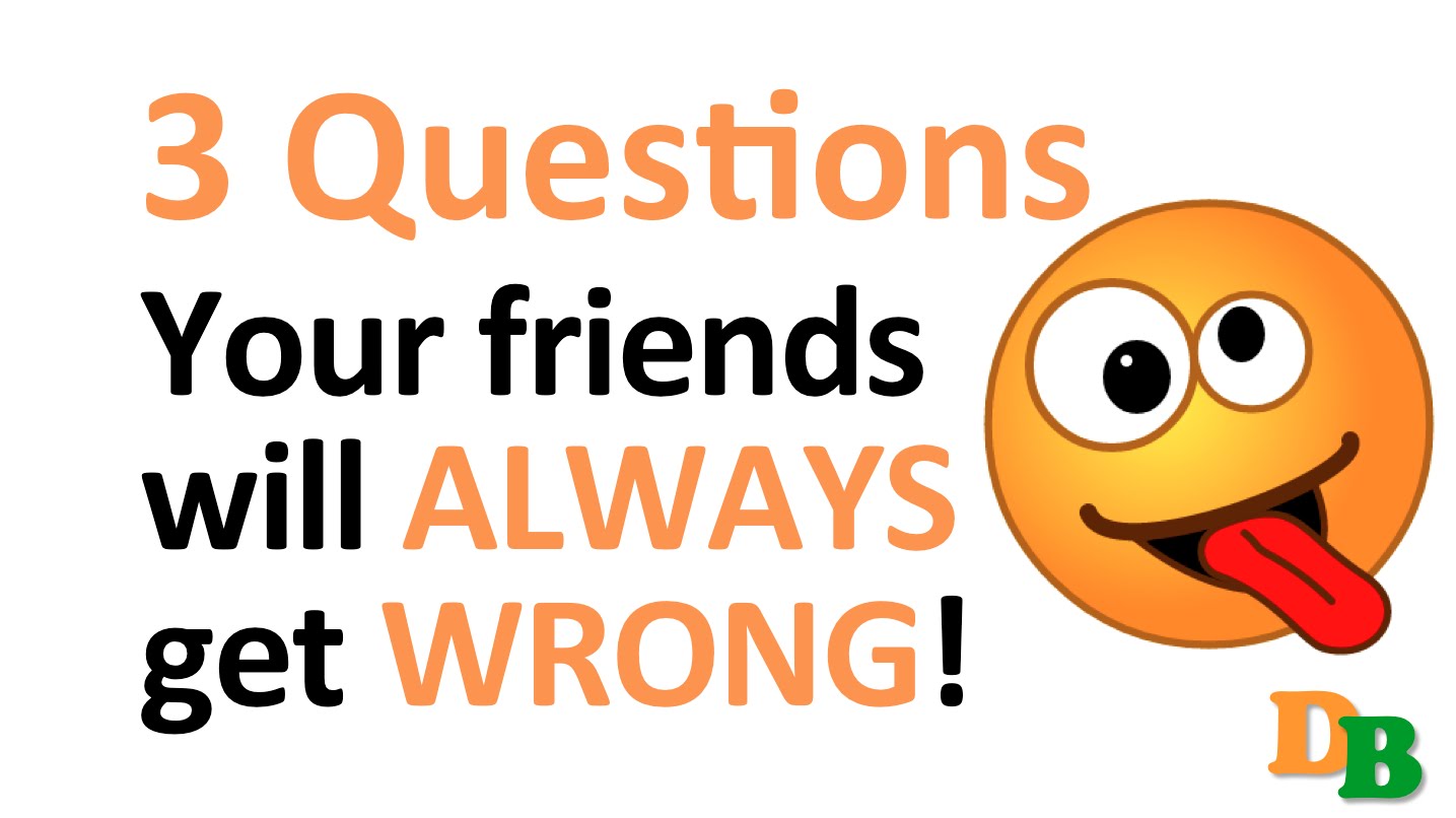 3 Questions You Will Always Get Wrong!! | Funny Jokes & Inspirational  Stories