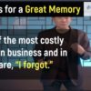 10 Tips for a Great Memory